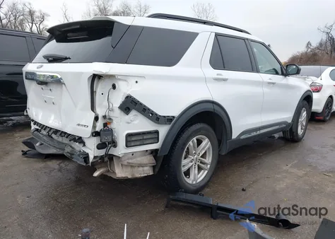 2023 Ford Explorer Xlt из США, поврежденный, VIN 1FMSK8DH2PGA24105